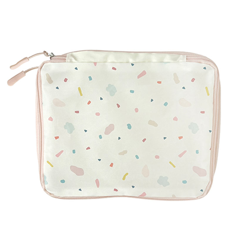 おむつ替え応援 ぎゅっと ちぢまる おむつポーチ ローズピンク ピンク