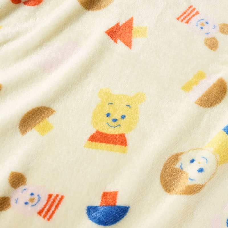 やわらか毛布 くまのプーさん イエロー 70×100cm