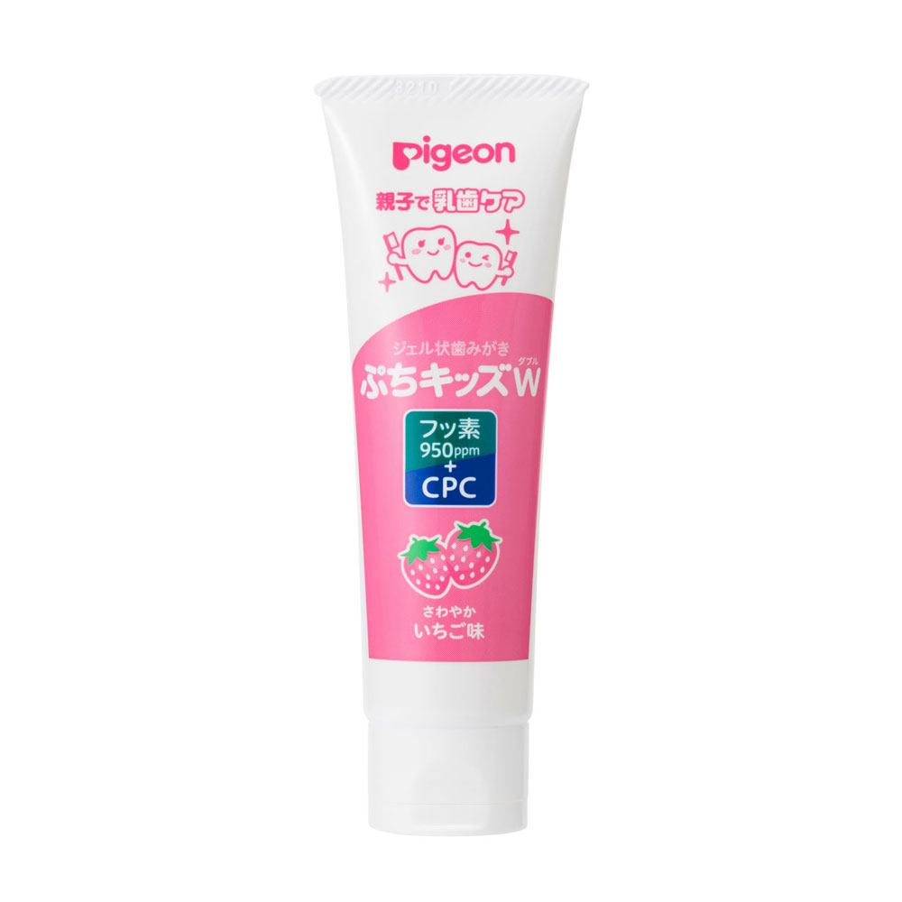 ジェル状歯みがき ぷちキッズダブル いちご味 50g