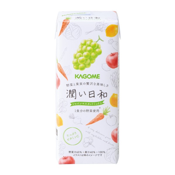 【お急ぎ便対象商品】カゴメ 潤い日和(15本)(お名入れ) (内祝いギフト)