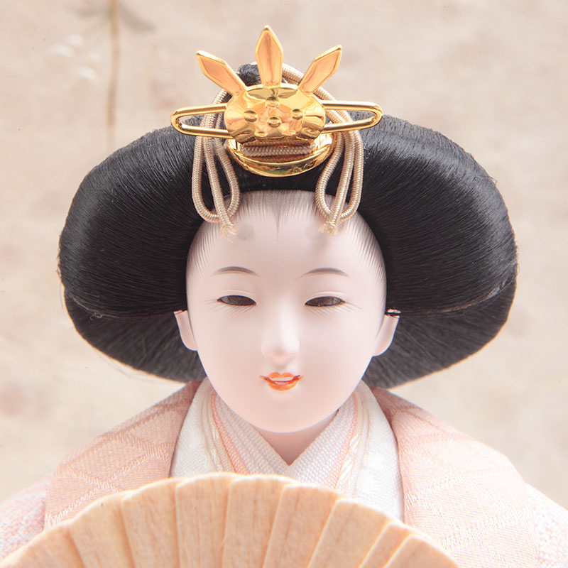 親王ケース飾り「花明かりライト」 38117K 雛人形 【メーカー直送】 ナチュラル