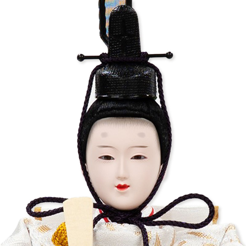 吉德 親王ケース飾り 「雪輪に桜と楓 茜黒ぼかし」 38720W 雛人形 【メーカー直送】 ブラック