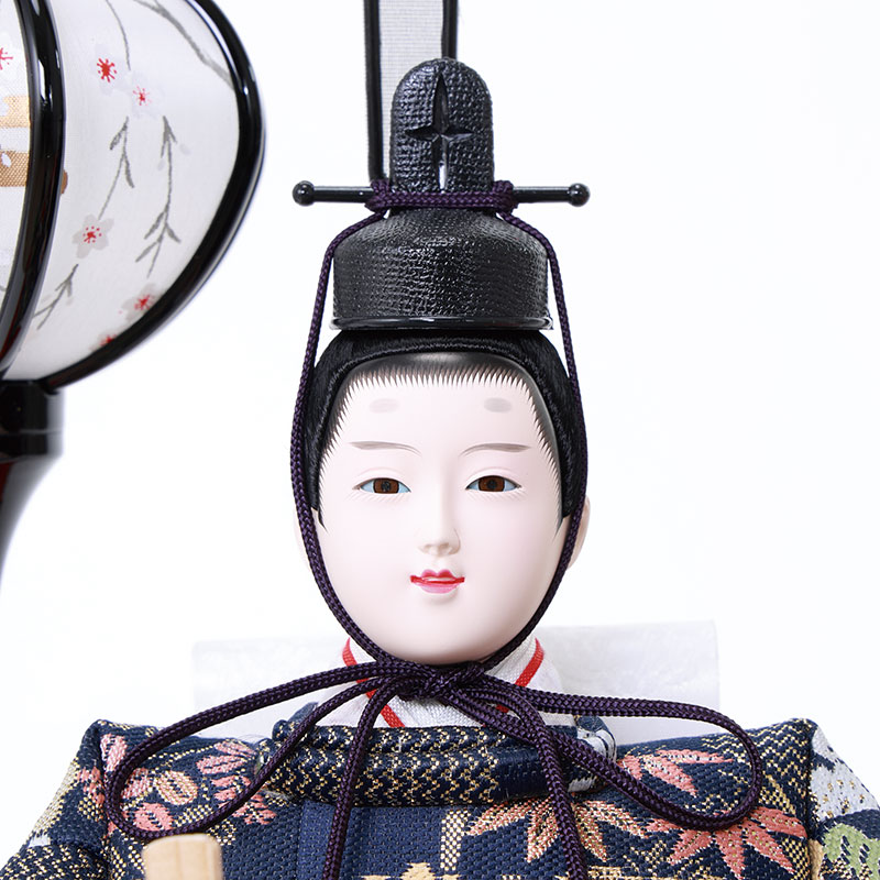 親王ケース飾り「格子に雪輪桜模様桜橘」 38159F 雛人形 【メーカー直送】 その他