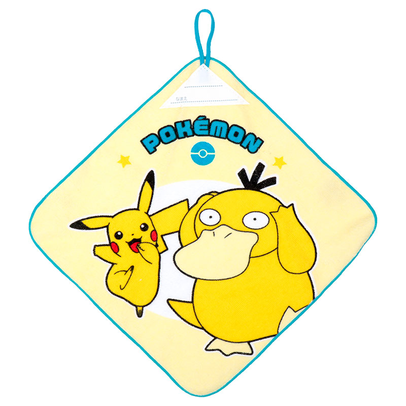 ループ付きタオル3P26 ポケモン P4513 27x27cm