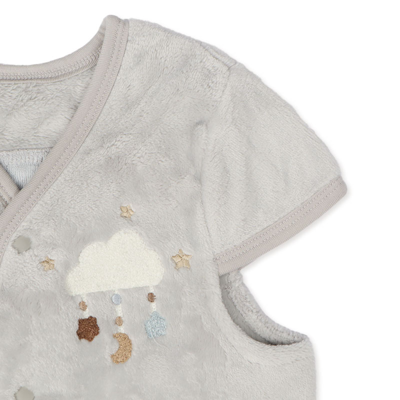 やわらか2WAYスリーパー グレー グレー 70~80cm