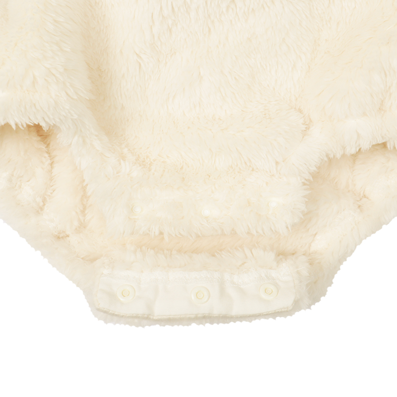 アニマルロンパース+レギンスセット オフホワイト オフホワイト 70cm