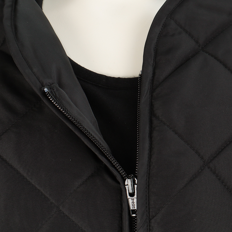 だっこもおんぶもできるキルトコート ブラック ブラック M~L