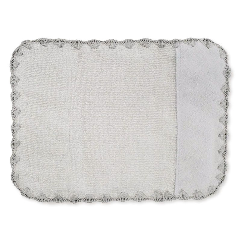 ぺたっとくっつくベルトカバー 木馬刺繍 グレー グレー