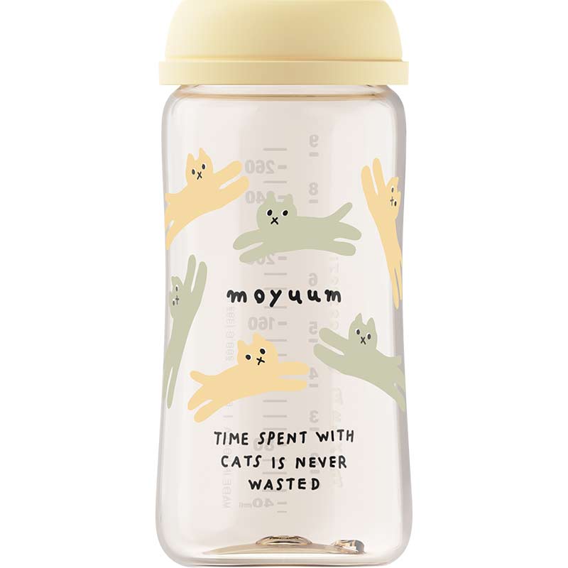 MOYUUM(モユム) プラスチック哺乳瓶 キャッツイエロー 270ml 270ml
