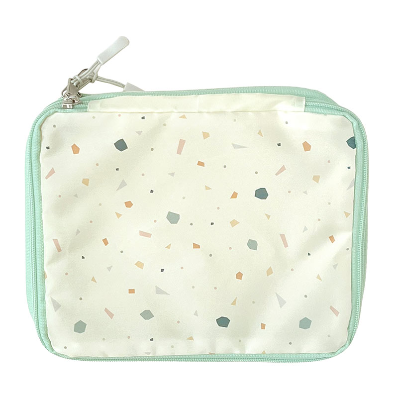 おむつ替え応援 ぎゅっと ちぢまる おむつポーチ ピスタチオ グリーン