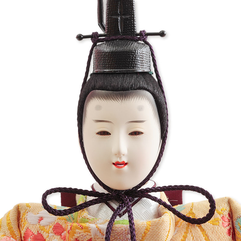 久月 親王ケース飾り 「雪輪桜刺繍ピンクぼかし」 38102K 雛人形 【メーカー直送】 ピンク