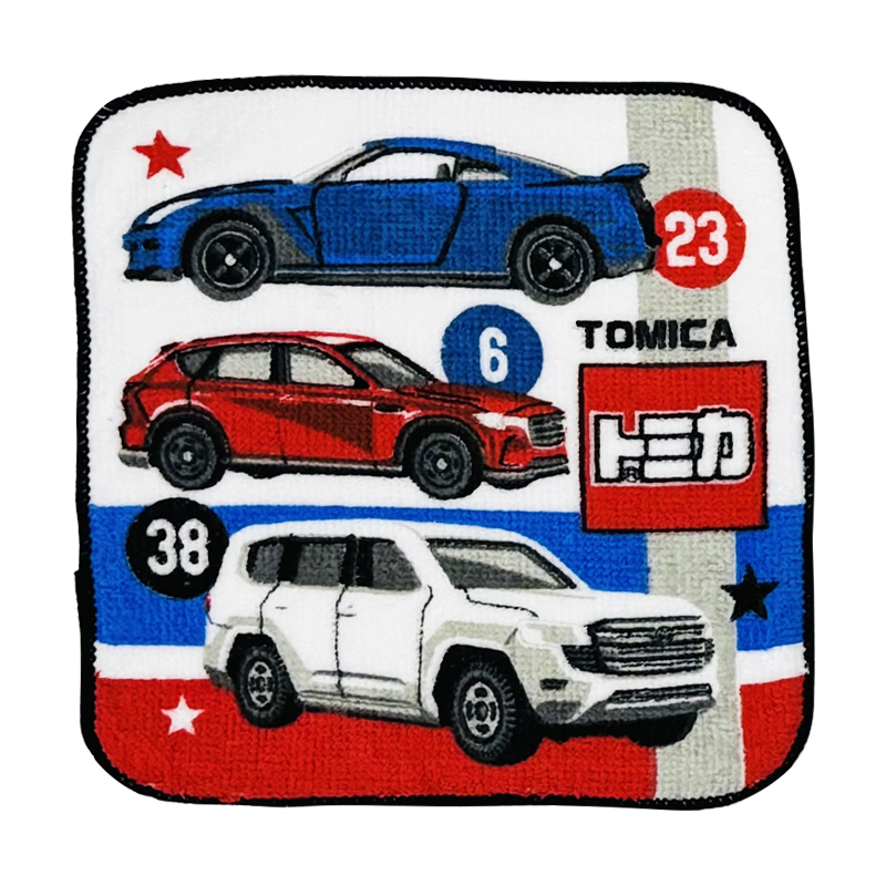 プチタオル5P26 トミカ コマンド 16x16cm