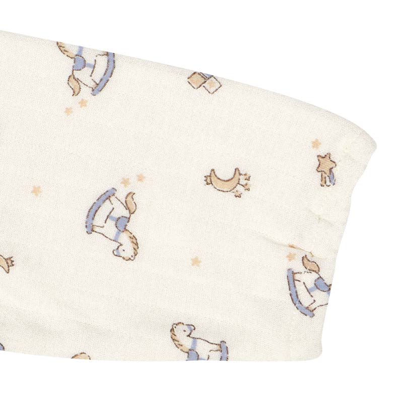 まいにちオール 長袖 キルト 総柄 アイボリー アイボリー 70cm