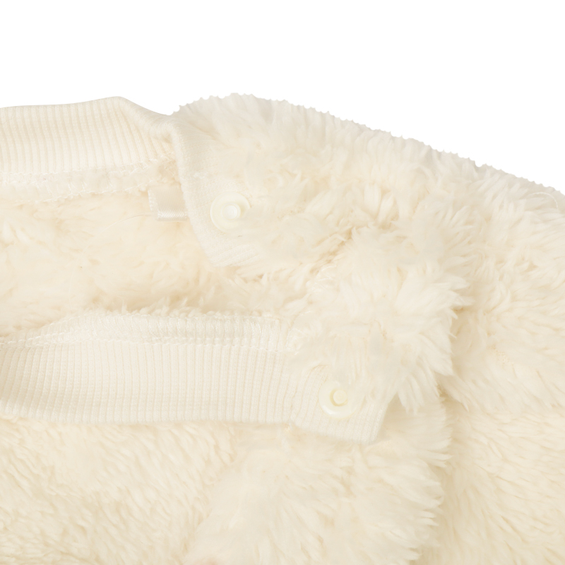 アニマルロンパース+レギンスセット オフホワイト オフホワイト 70cm