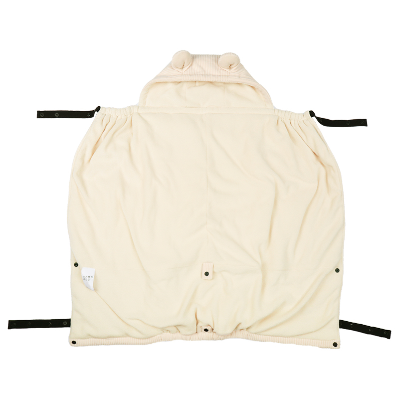 中綿ニットコールコート&ケープセット アイボリー アイボリー M~L