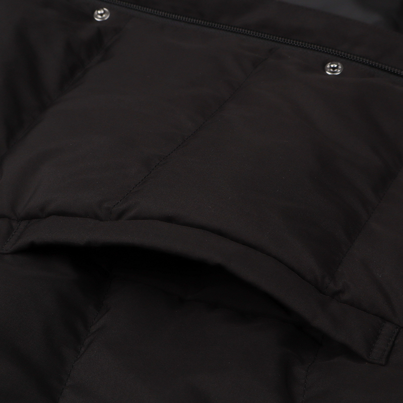 便利ポケット付き撥水ダウンコートケープセット ブラック ブラック M~L