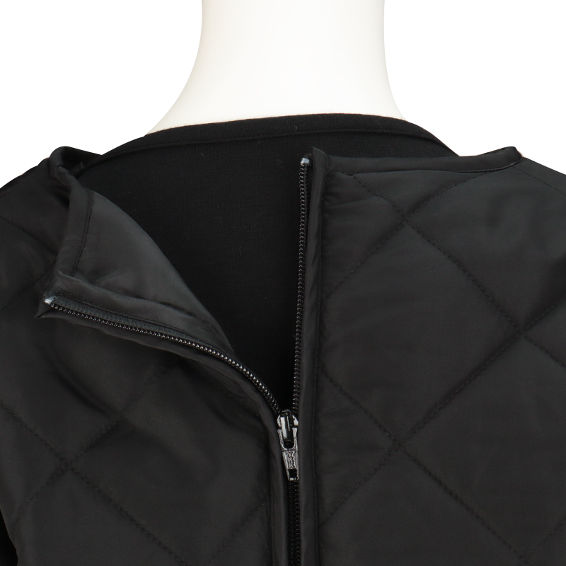 だっこもおんぶもできるキルトコート ブラック ブラック M~L