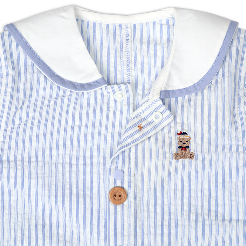 半袖プレオール 布帛 サックス サックス 60cm