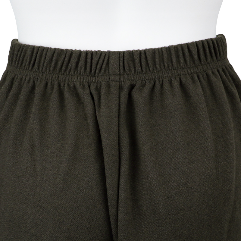 あったかタックワイドパンツ チャコールグレー チャコールグレー M