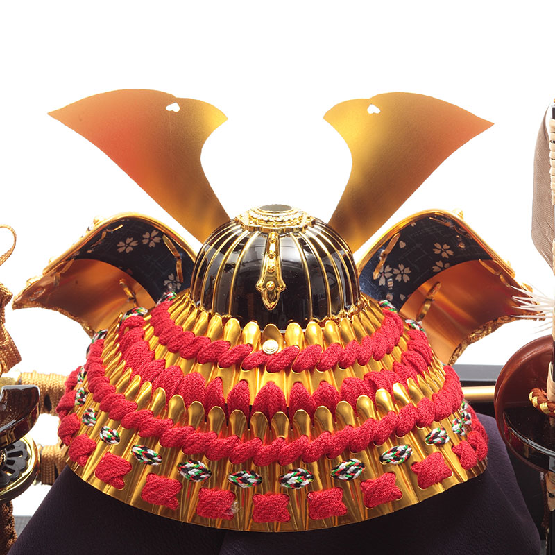 五月人形・兜曳き ケース付き 五月人形 兜ケース飾りセット【P92217】 3種類から選べる！迫力