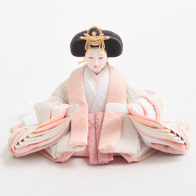 親王収納飾り「ナチュラルピンク桜」 35113K 雛人形 【メーカー直送】 ピンク