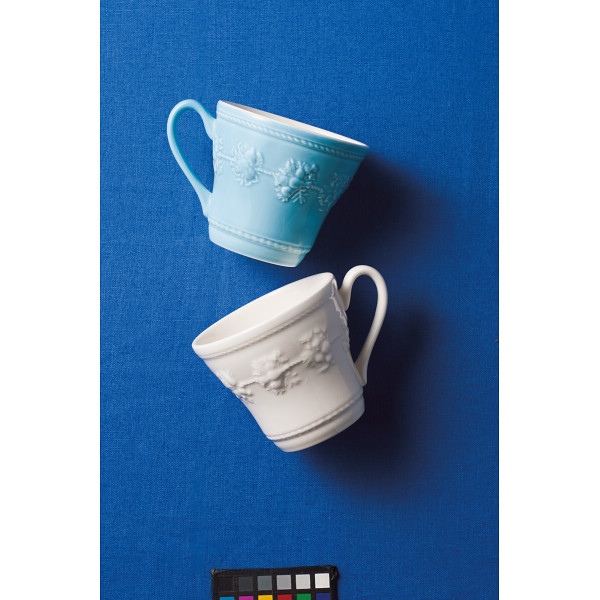 ウェッジウッド クイーンズウェア コレクション フェスティビティ ペアマグ(アイボリー・ブルー) 1054014(内祝いギフト)