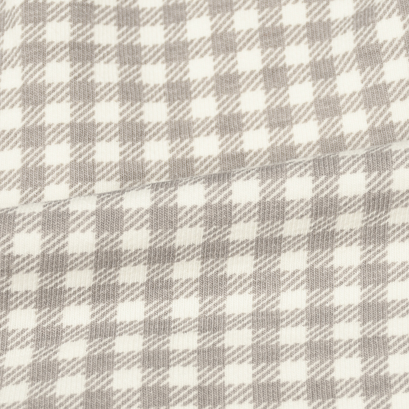 いつものモンキーパンツ 裏毛 チェック グレー 70cm