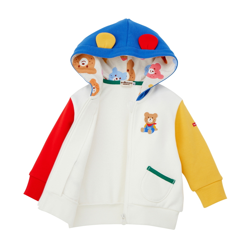 ミキハウス　ホットビスケッツ　パーカー　アイボリー　新品タグ付き 80-90 M アカチャンホンポ（赤ちゃん本舗）の公式ネット通販 ｜パーカー