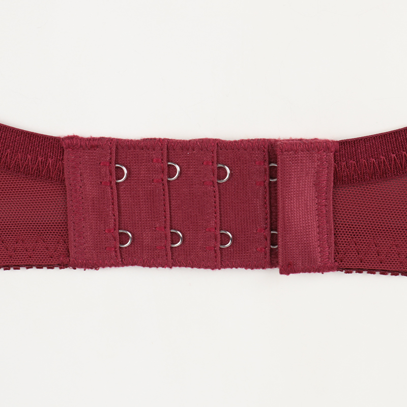 シルエットキレイノンワイヤーブラ花柄(授乳機能付) レッド レッド M