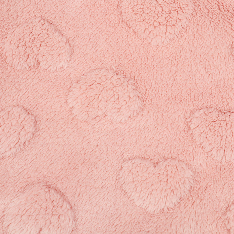 長袖ドレスオール ボア ハート ピンク ピンク 50~60cm