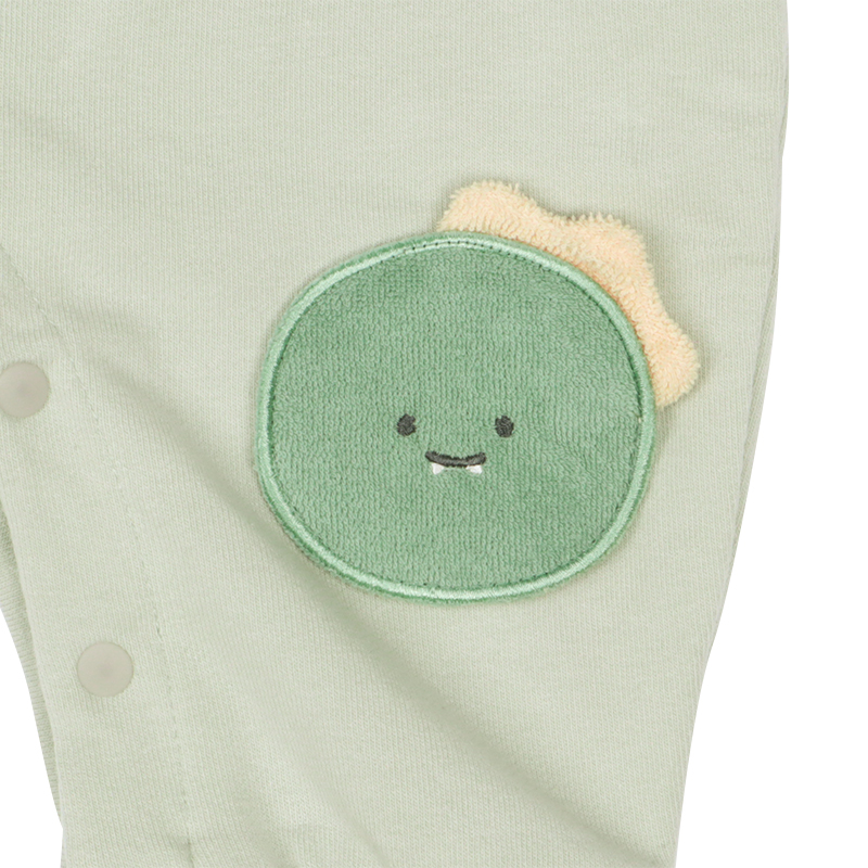 はいはい応援 長袖プレオール おしりモチーフパイル グリーン グリーン 60cm