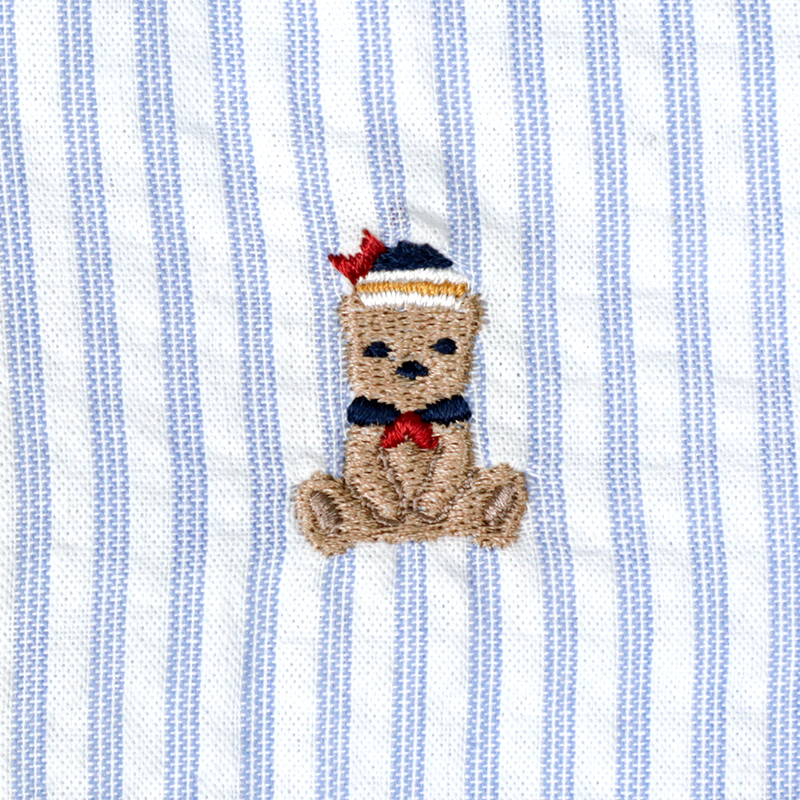 半袖プレオール 布帛 サックス サックス 60cm