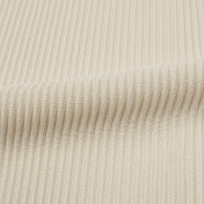 セルフチョキチョキ細プリーツスカート ベージュ ベージュ L