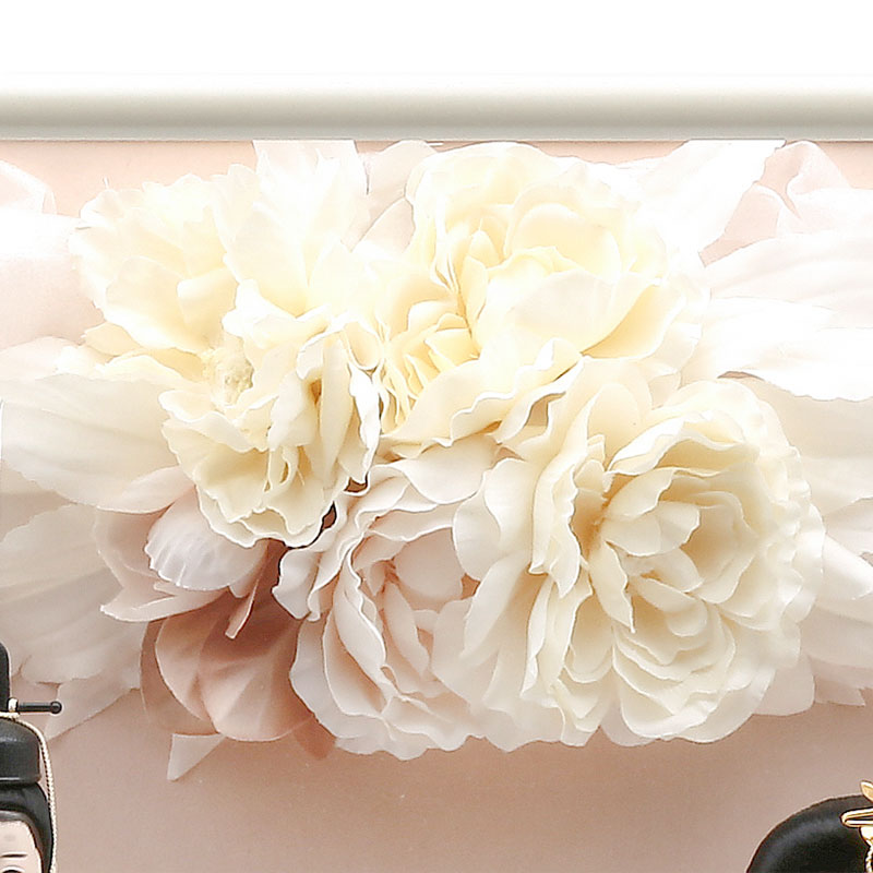 親王ケース飾り「ブランパールミミ」 38090M 雛人形 【メーカー直送】 ナチュラル