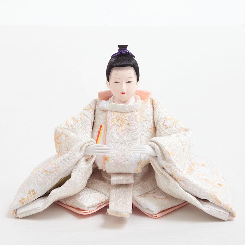 親王収納飾り「ナチュラルピンク桜」 35113K 雛人形 【メーカー直送】 ピンク