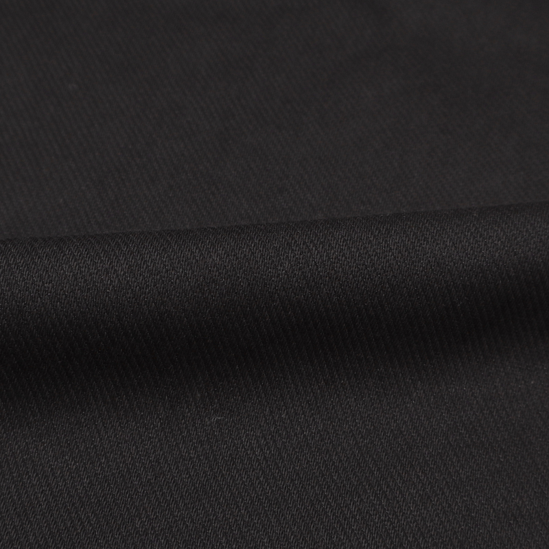 ニットデニムパンツフレア ブラック ブラック M