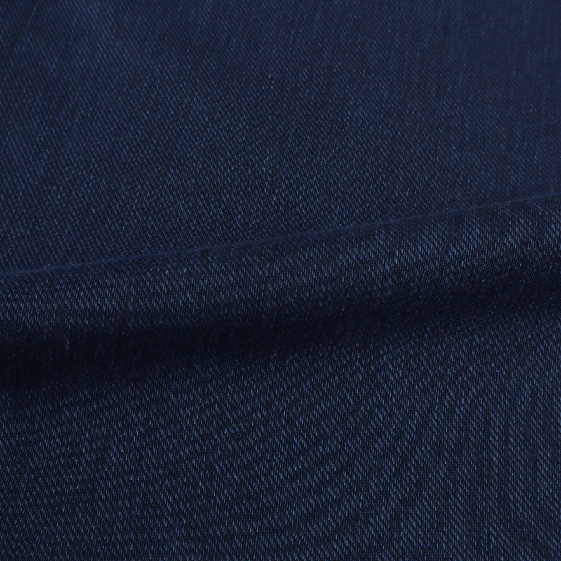 ニットデニムパンツフレア ネイビー ネイビー M