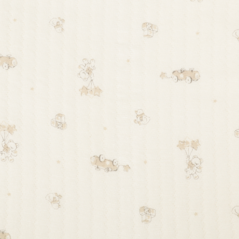 長袖ドレスオール ふんわり あったか クリーム クリーム 50~70cm