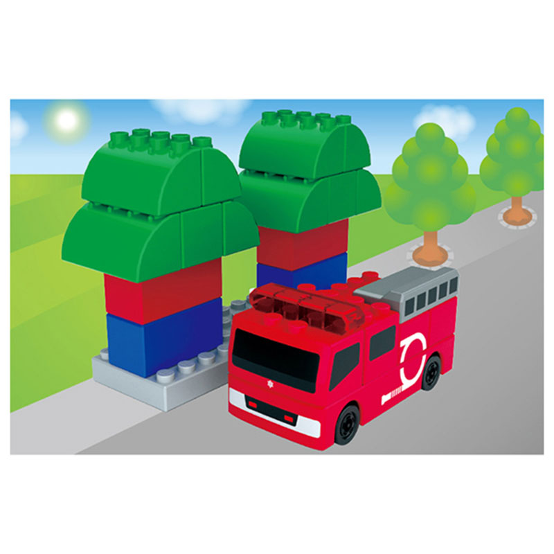 トミカ・プラレールブロック のりものブロックタウンボックス