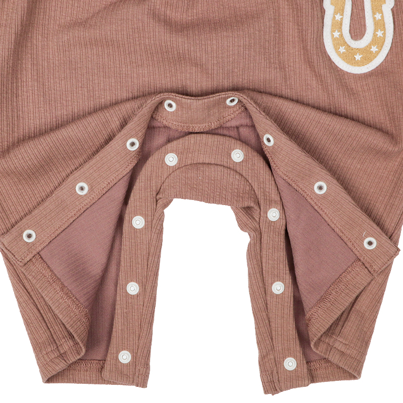 オーバーオール+Tシャツセット アニマル うま ブラウン 70cm