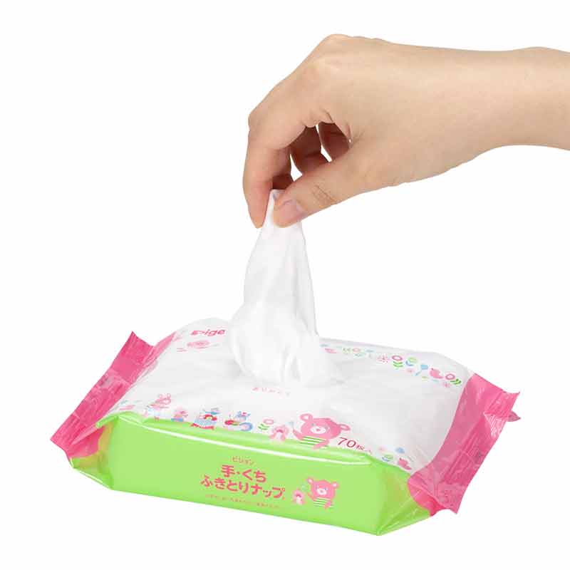 【通販限定】手・くちふきとりナップ 70枚×18個 Pigeon Friends