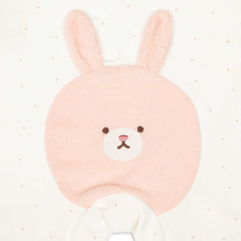 はいはい応援 長袖プレオール おしりモチーフパイル ピンク ピンク 60cm