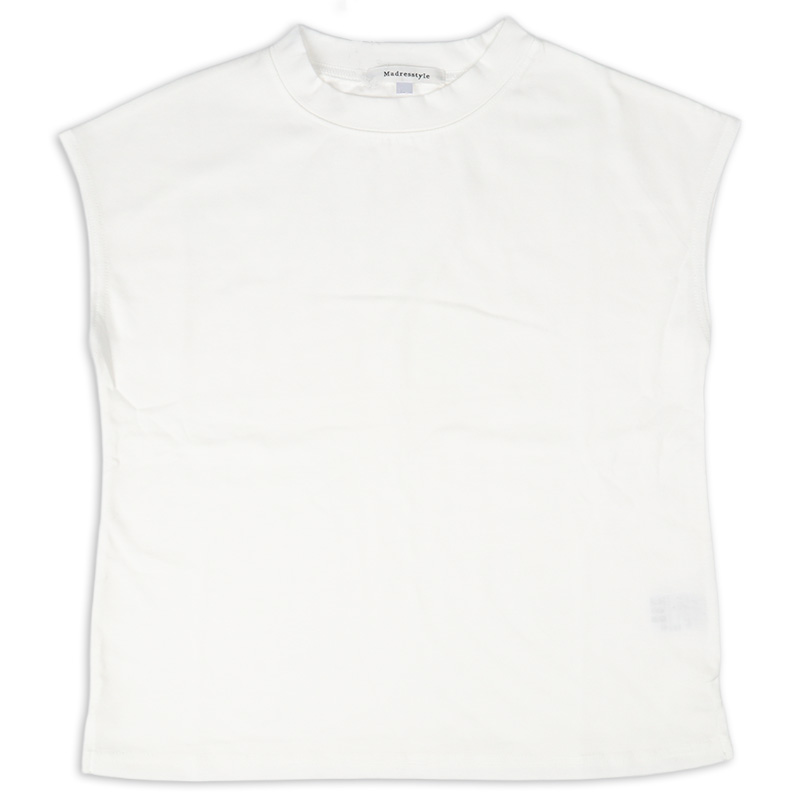 半袖トップス付きドット柄キャミチュニック ブラック ブラック L