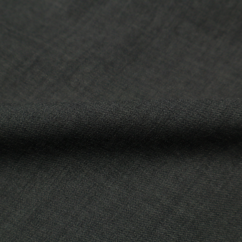 麻調合繊 ストレートパンツ チャコールグレー チャコールグレー M