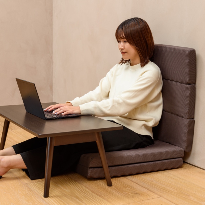 【通販限定】家族みんなで使えるごろ寝マット スイート ブラウン ブラウン