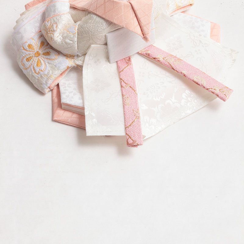 親王収納飾り「ナチュラルピンク桜」 35113K 雛人形 【メーカー直送】 ピンク