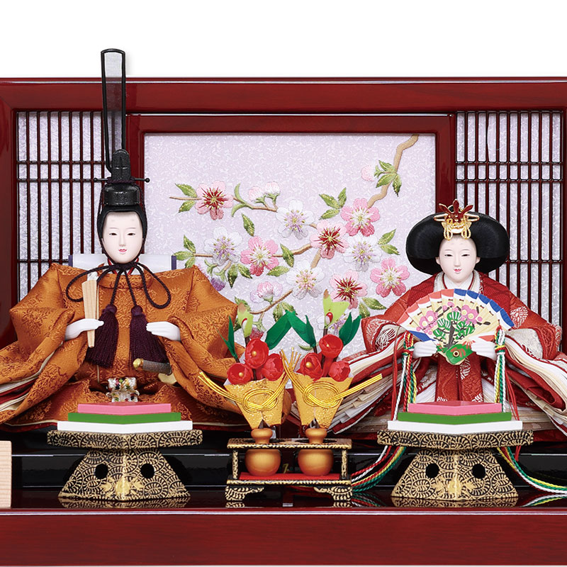 親王飾り「三曲枝桜黄櫨染」 33594F 雛人形 【メーカー直送】 その他