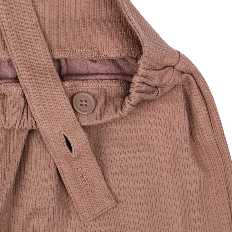 オーバーオール+Tシャツセット アニマル うま ブラウン 70cm