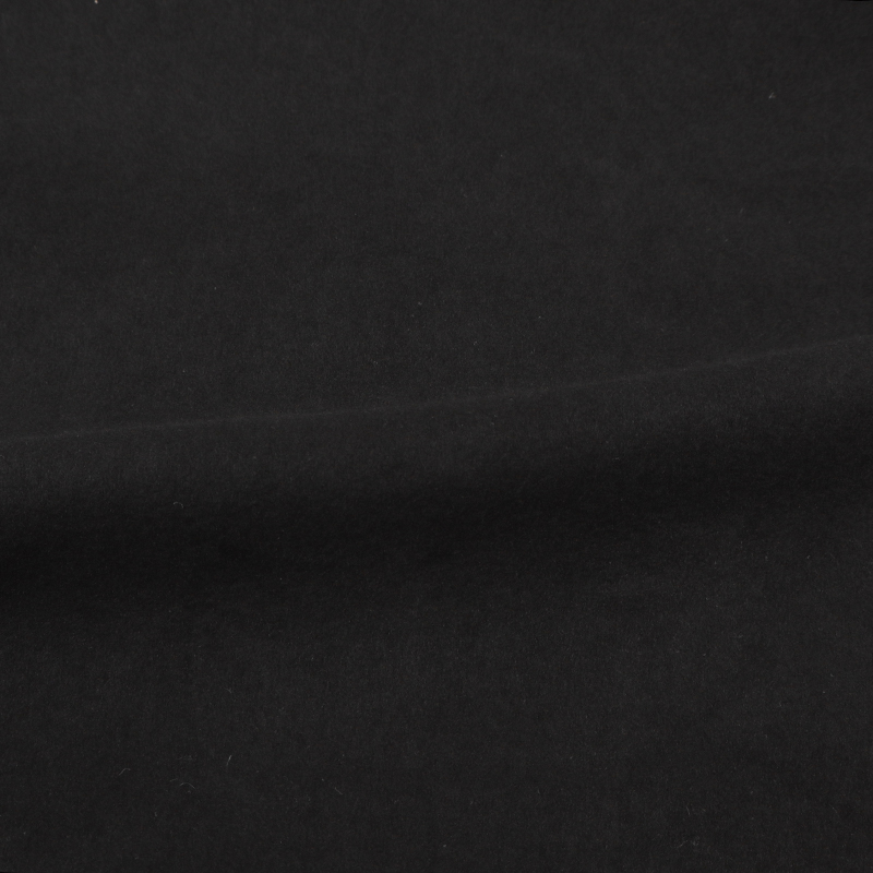 ニットデニムパンツフレア ブラック ブラック M