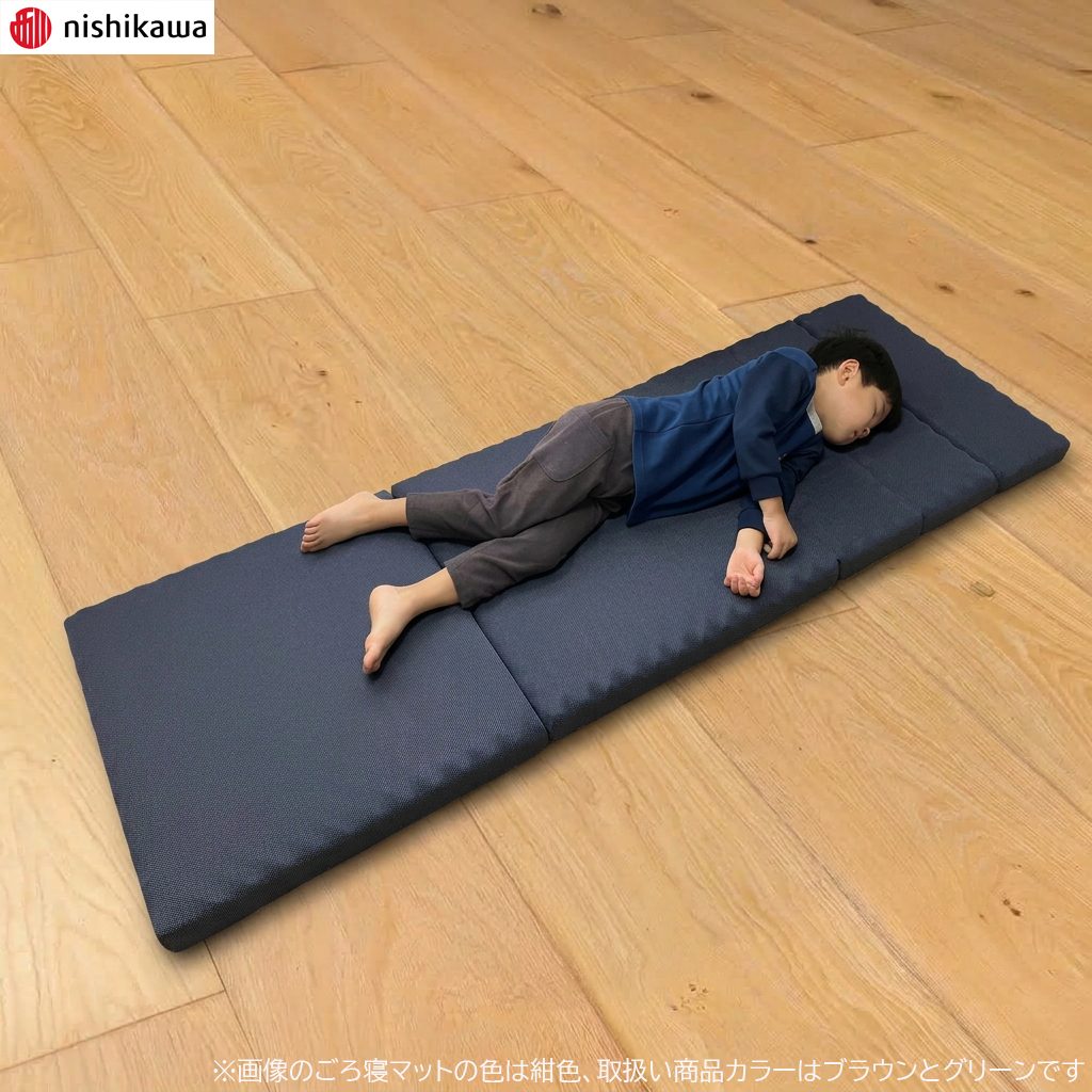 【通販限定】家族みんなで使えるごろ寝マット スイート ブラウン ブラウン